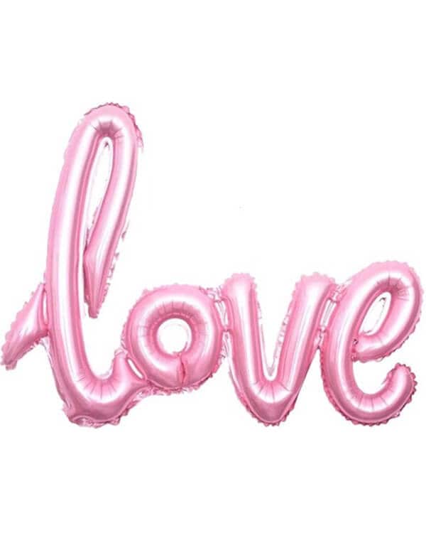 17380_Шар_(41_104_см)_Фигура_Надпись_Love_Розовый_1_шт Фигура Надпись Love 104 см — изображение 1
